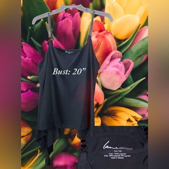 Layne Bryant l Chain-link Shoulder Strap l Chiffon l Asymmetrical l Poly Spandex - Picture 3 of 9